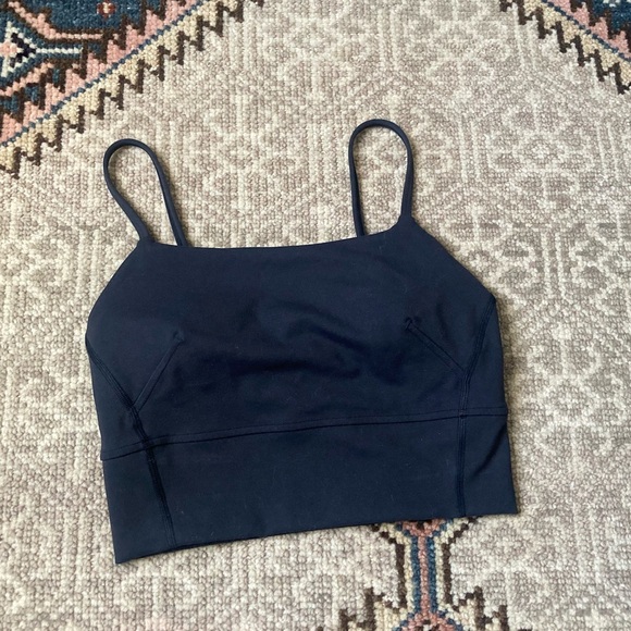 [Lululemon] NWOT Wunder Train Strappy Tank Top Black 4 + Free Lulu Tote Bag - Picture 3 of 7
